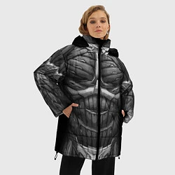 Куртка зимняя женская Экзоскелет, цвет: 3D-черный — фото 2