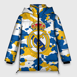 Куртка зимняя женская Real Madrid: Camo, цвет: 3D-черный