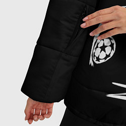 Куртка зимняя женская Zlatan Ibrahimovic, цвет: 3D-черный — фото 2