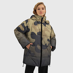 Куртка зимняя женская Camouflage Khaki, цвет: 3D-светло-серый — фото 2