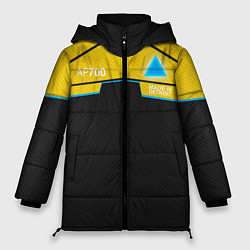 Куртка зимняя женская Detroit: AP700 Yellow & Black, цвет: 3D-черный
