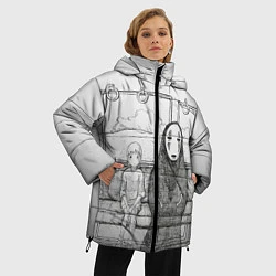 Куртка зимняя женская Унесенные призраками, цвет: 3D-светло-серый — фото 2