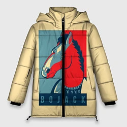 Куртка зимняя женская BoJack Obey, цвет: 3D-черный