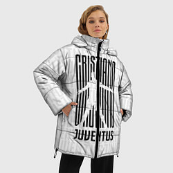 Куртка зимняя женская Cris7iano Juventus, цвет: 3D-красный — фото 2