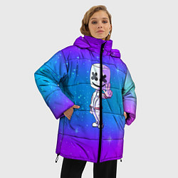 Куртка зимняя женская Marshmello: Spaceman, цвет: 3D-светло-серый — фото 2