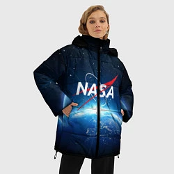 Куртка зимняя женская NASA: Sunrise Earth, цвет: 3D-черный — фото 2