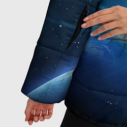 Куртка зимняя женская NASA: Sunrise Earth, цвет: 3D-красный — фото 2