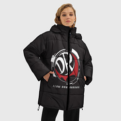Куртка зимняя женская TEAM DANGANRONPA, цвет: 3D-красный — фото 2
