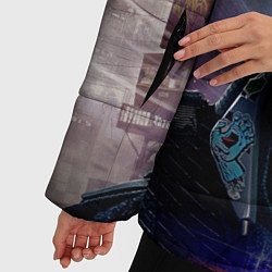 Куртка зимняя женская Ready Player One, цвет: 3D-черный — фото 2