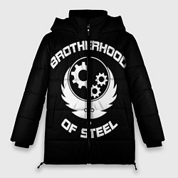 Куртка зимняя женская Brothood of Steel, цвет: 3D-черный
