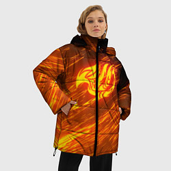 Куртка зимняя женская NATSU DRAGNEEL, цвет: 3D-черный — фото 2