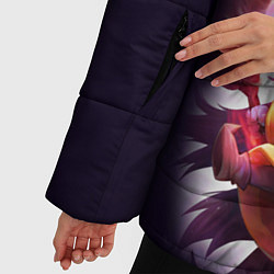 Куртка зимняя женская Lulu League of Legends, цвет: 3D-красный — фото 2