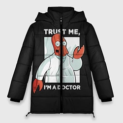 Куртка зимняя женская Zoidberg: Trust Me, цвет: 3D-черный