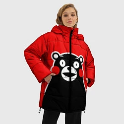 Куртка зимняя женская Kumamon Smile, цвет: 3D-черный — фото 2
