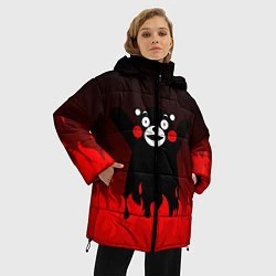 Куртка зимняя женская Kumamon: Hell Flame, цвет: 3D-черный — фото 2