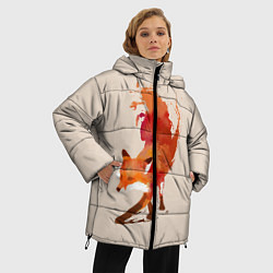 Куртка зимняя женская Paint Fox, цвет: 3D-светло-серый — фото 2