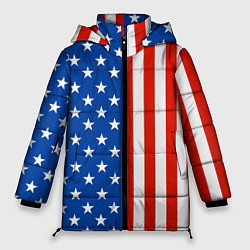 Куртка зимняя женская American Patriot, цвет: 3D-черный