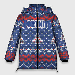 Куртка зимняя женская Fortnite: New Year, цвет: 3D-черный
