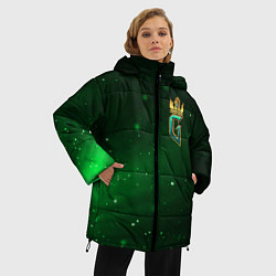 Куртка зимняя женская GWENT Logo, цвет: 3D-черный — фото 2
