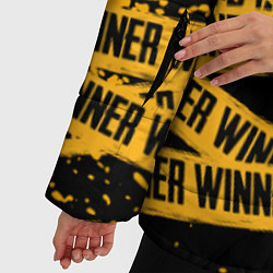 Куртка зимняя женская PUBG: Only Winner, цвет: 3D-черный — фото 2