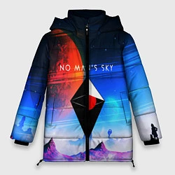 Куртка зимняя женская No Man's Sky: Galaxy, цвет: 3D-красный