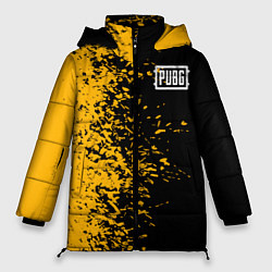 Куртка зимняя женская PUBG: Yellow vs Black, цвет: 3D-красный