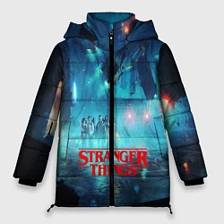 Куртка зимняя женская Stranger Things: Space Light, цвет: 3D-черный