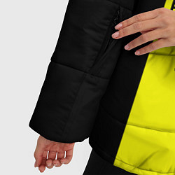 Куртка зимняя женская PUBG: Yellow Lifestyle, цвет: 3D-черный — фото 2