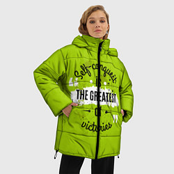 Куртка зимняя женская The greatest, цвет: 3D-черный — фото 2