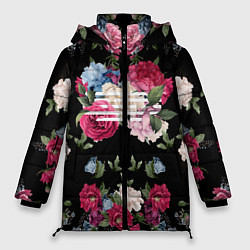 Куртка зимняя женская Big Bang: Flower Road, цвет: 3D-черный