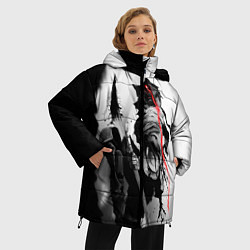 Куртка зимняя женская Убийца Гоблинов, цвет: 3D-черный — фото 2