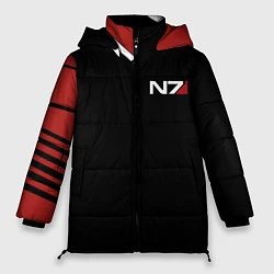Куртка зимняя женская MASS EFFECT N7, цвет: 3D-черный