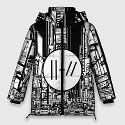 Куртка зимняя женская 21 Pilots: Big City, цвет: 3D-черный