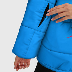 Куртка зимняя женская Бездомный Бог, цвет: 3D-красный — фото 2