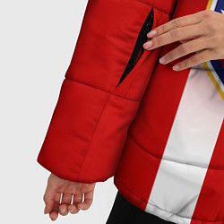 Куртка зимняя женская ФК Атлетико Мадрид, цвет: 3D-черный — фото 2