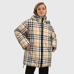 Куртка зимняя женская Nova check, цвет: 3D-красный — фото 2