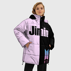 Куртка зимняя женская BTS Jimin, цвет: 3D-черный — фото 2