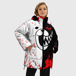 Куртка зимняя женская MONOKUMA Blood, цвет: 3D-светло-серый — фото 2