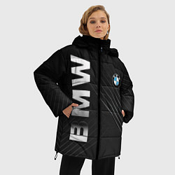 Куртка зимняя женская BMW: Steel Line, цвет: 3D-черный — фото 2