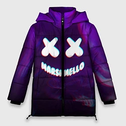 Женская зимняя куртка Marshmello: Violet Glitch