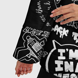 Куртка зимняя женская Arctic Monkeys: I'm in a Vest, цвет: 3D-черный — фото 2