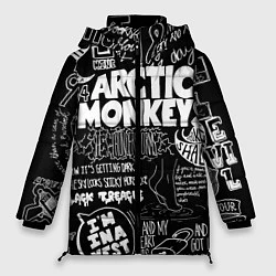 Куртка зимняя женская Arctic Monkeys: I'm in a Vest, цвет: 3D-черный