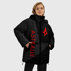 Куртка зимняя женская Astralis: Dark Style, цвет: 3D-черный — фото 2