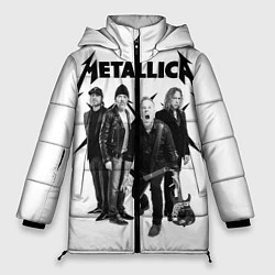 Куртка зимняя женская Metallica, цвет: 3D-черный