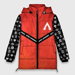 Куртка зимняя женская Apex Legends: Gamer, цвет: 3D-красный