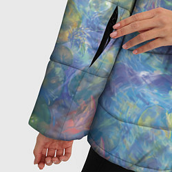 Куртка зимняя женская My Hero Academia абстракция, цвет: 3D-светло-серый — фото 2