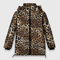 Женская зимняя куртка Шкура леопарда