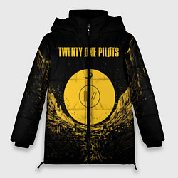Куртка зимняя женская Twenty One Pilots: Yellow Moon, цвет: 3D-черный