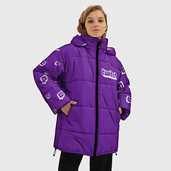 Куртка зимняя женская Twitch Streamer, цвет: 3D-светло-серый — фото 2