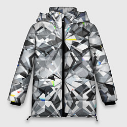 Куртка зимняя женская Бриллиантовое мерцание, цвет: 3D-черный